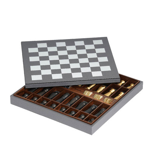 Chess & Checkers Game Board by Pinetti