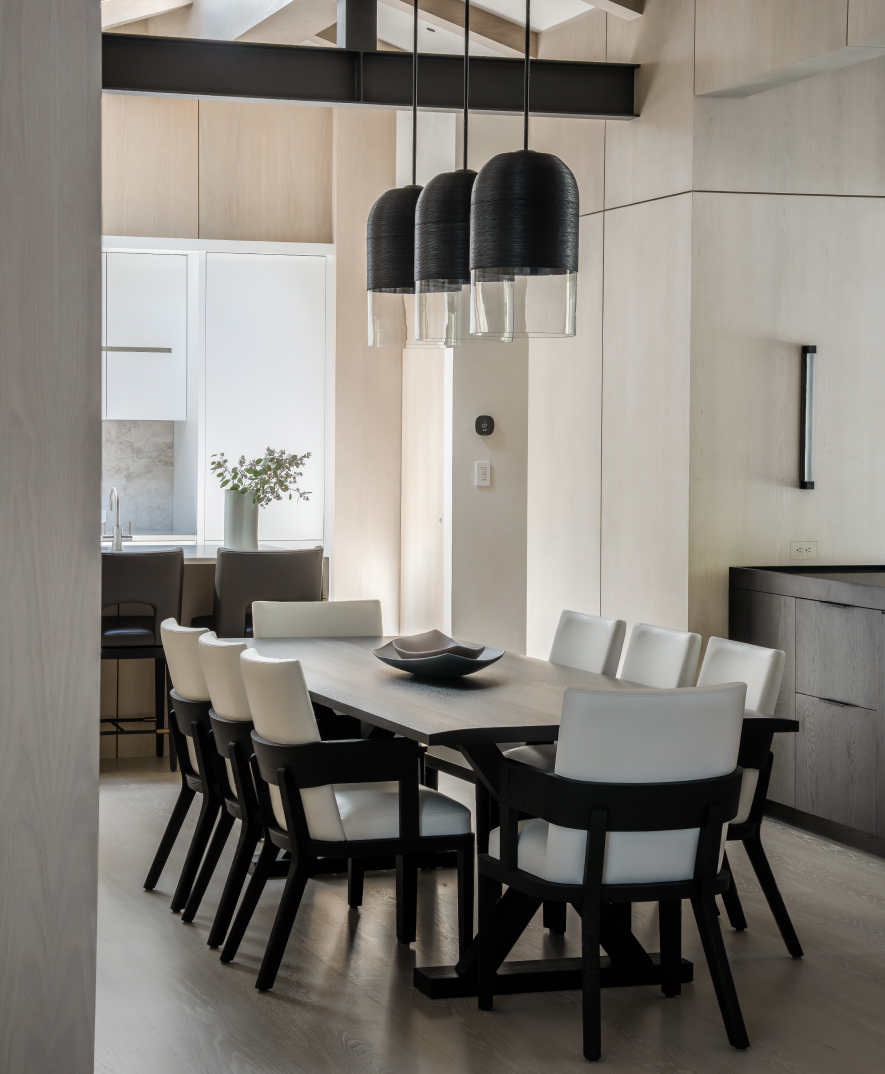 dining room in aspen home